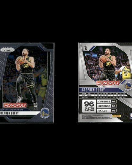 Stephen Curry Golden State Warriors Basketball 6-Card Lot Panini EX