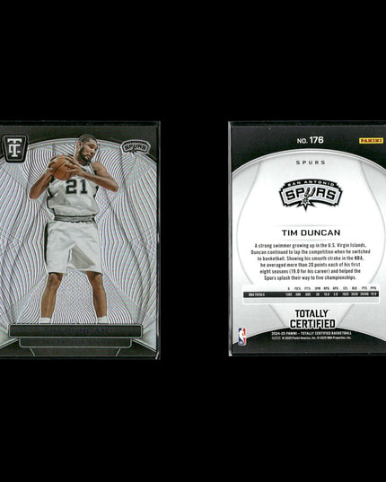 Tim Duncan San Antonio Spurs Basketball 5-Card Lot Upper Deck EX