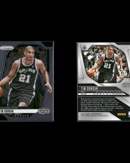 Tim Duncan San Antonio Spurs Basketball 5-Card Lot Upper Deck EX