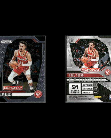 Trae Young Atlanta Hawks Basketball 9-Card Lot Panini EX