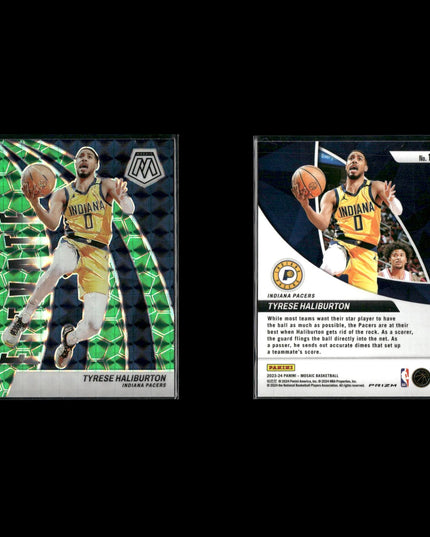 Tyrese Haliburton Indiana Pacers Basketball 6-Card Lot Panini EX