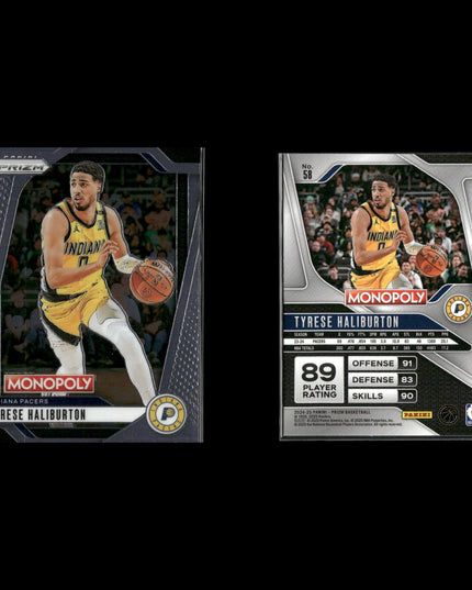 Tyrese Haliburton Indiana Pacers Basketball 6-Card Lot Panini EX