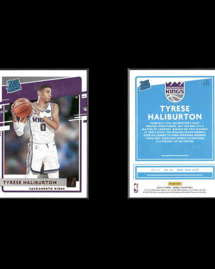 Tyrese Haliburton Indiana Pacers Basketball 6-Card Lot Panini EX
