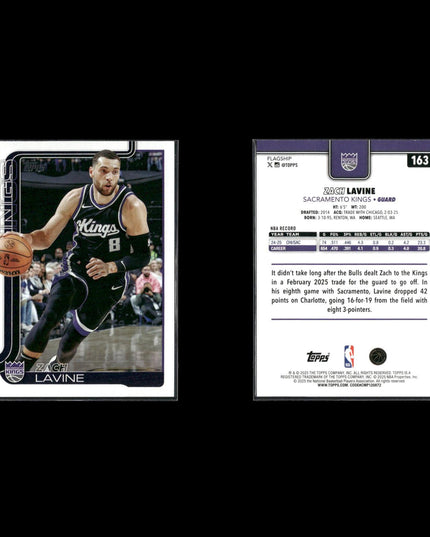 Zach Lavine Chicago Bulls Basketball 8-Card Lot Panini EX