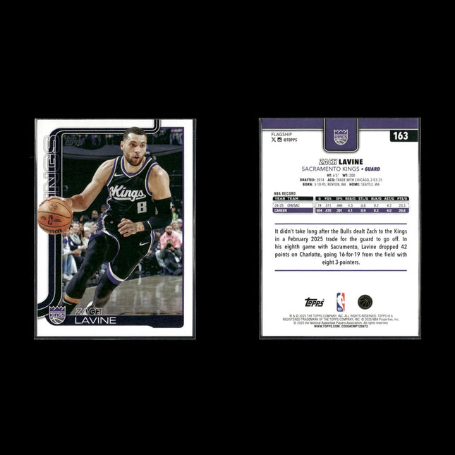 Zach Lavine Chicago Bulls Basketball 8-Card Lot Panini EX