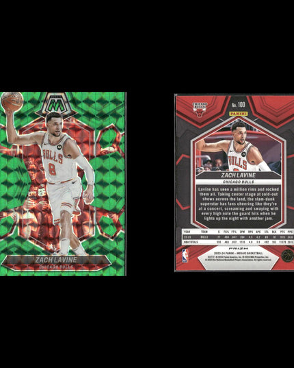 Zach Lavine Chicago Bulls Basketball 8-Card Lot Panini EX