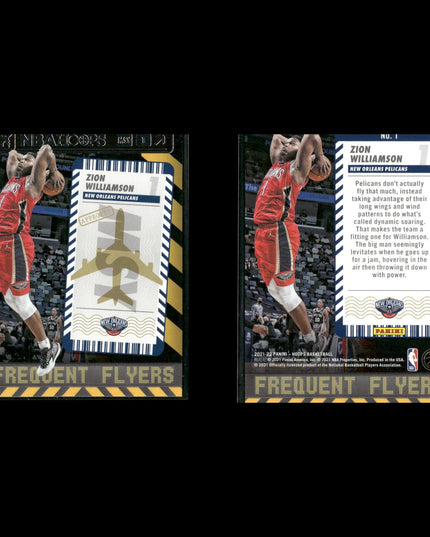 Zion Williamson New Orleans Pelicans Basketball 12-Card Lot Panini EX