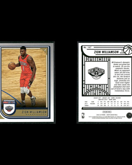Zion Williamson New Orleans Pelicans Basketball 12-Card Lot Panini EX