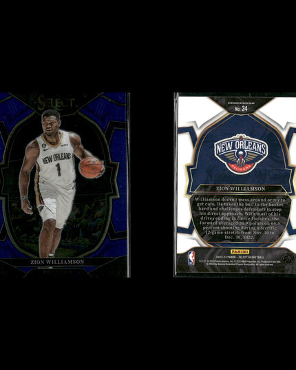 Zion Williamson New Orleans Pelicans Basketball 12-Card Lot Panini EX