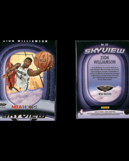 Zion Williamson New Orleans Pelicans Basketball 12-Card Lot Panini EX