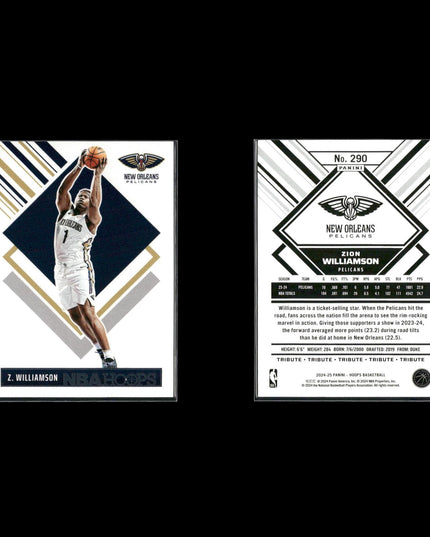 Zion Williamson New Orleans Pelicans Basketball 12-Card Lot Panini EX