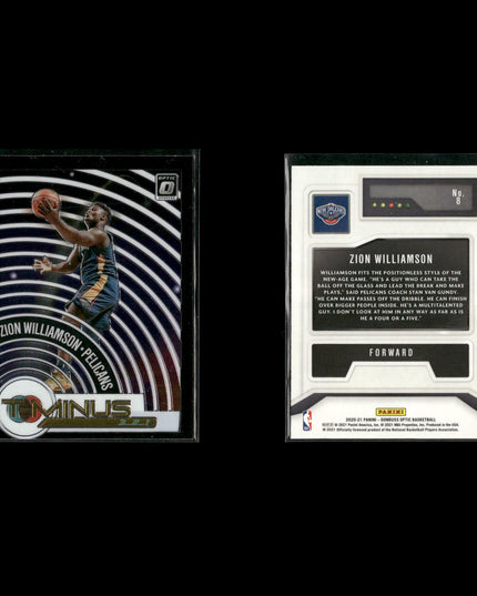 Zion Williamson New Orleans Pelicans Basketball 12-Card Lot Panini EX