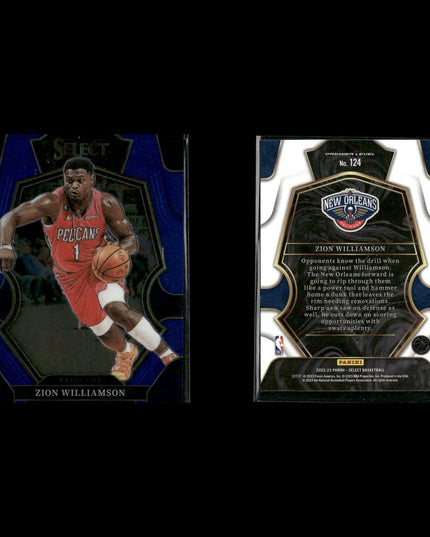 Zion Williamson New Orleans Pelicans Basketball 12-Card Lot Panini EX