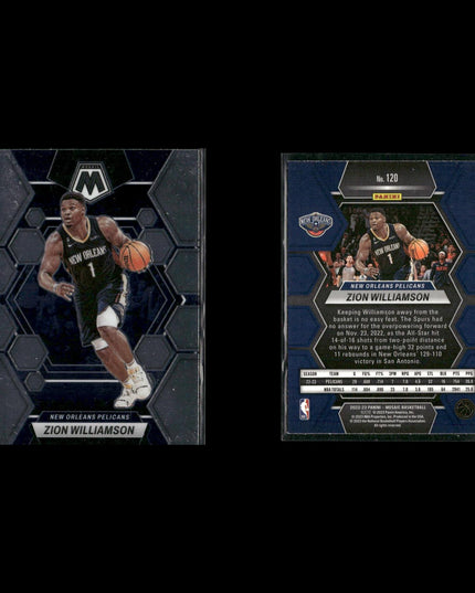 Zion Williamson New Orleans Pelicans Basketball 12-Card Lot Panini EX