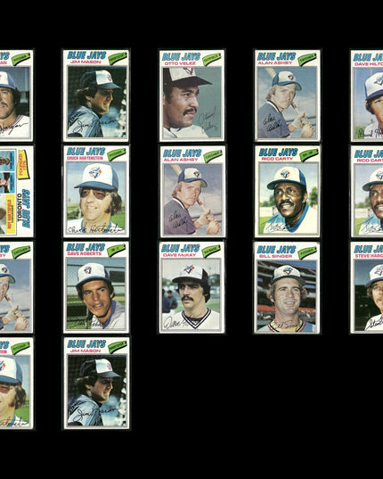 Toronto Blue Jays 1977 Topps Baseball 17-Card Lot Topps VG