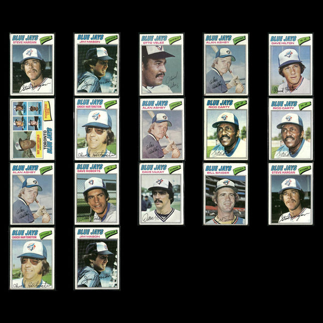 Toronto Blue Jays 1977 Topps Baseball 17-Card Lot Topps VG