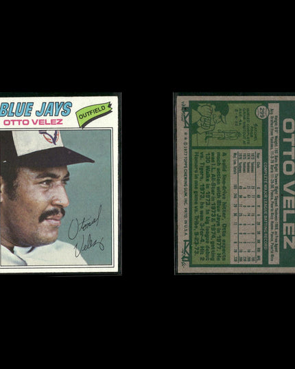 Toronto Blue Jays 1977 Topps Baseball 17-Card Lot Topps VG