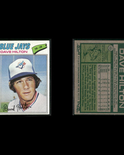 Toronto Blue Jays 1977 Topps Baseball 17-Card Lot Topps VG