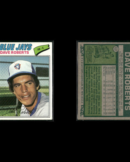 Toronto Blue Jays 1977 Topps Baseball 17-Card Lot Topps VG