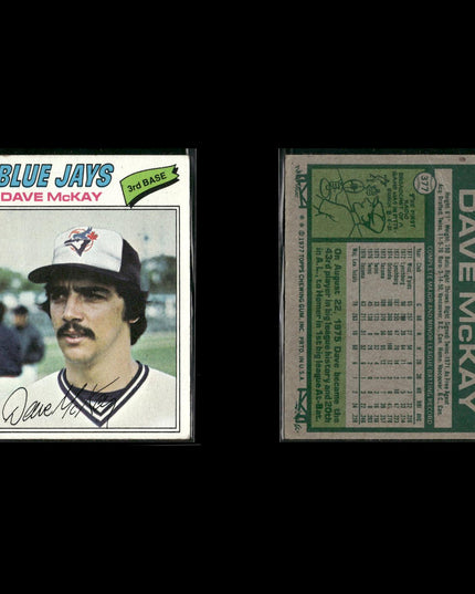 Toronto Blue Jays 1977 Topps Baseball 17-Card Lot Topps VG