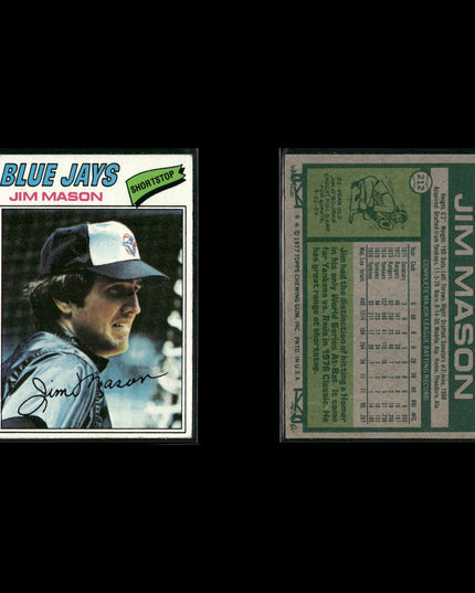 Toronto Blue Jays 1977 Topps Baseball 17-Card Lot Topps VG