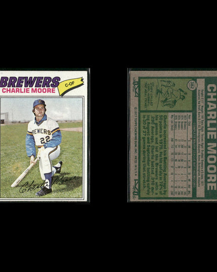 Milwaukee Brewers 1977 Topps Baseball 18-Card Lot Topps VG