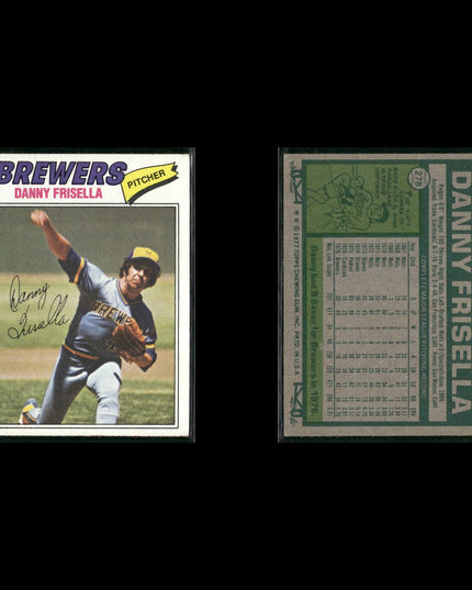 Milwaukee Brewers 1977 Topps Baseball 18-Card Lot Topps VG