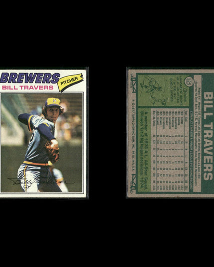 Milwaukee Brewers 1977 Topps Baseball 18-Card Lot Topps VG