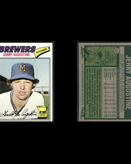 Milwaukee Brewers 1977 Topps Baseball 18-Card Lot Topps VG