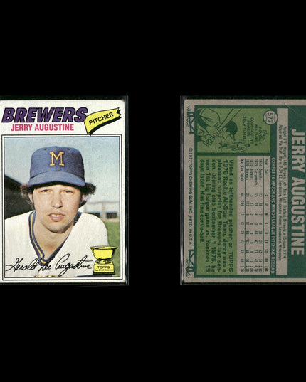 Milwaukee Brewers 1977 Topps Baseball 18-Card Lot Topps VG