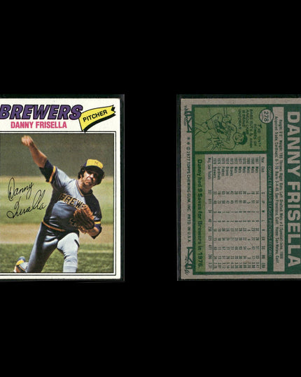 Milwaukee Brewers 1977 Topps Baseball 18-Card Lot Topps VG