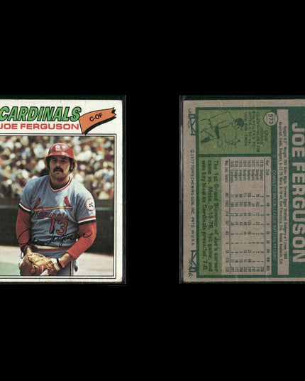 St. Louis Cardinals 1977 Topps Baseball 19-Card Lot Topps VG
