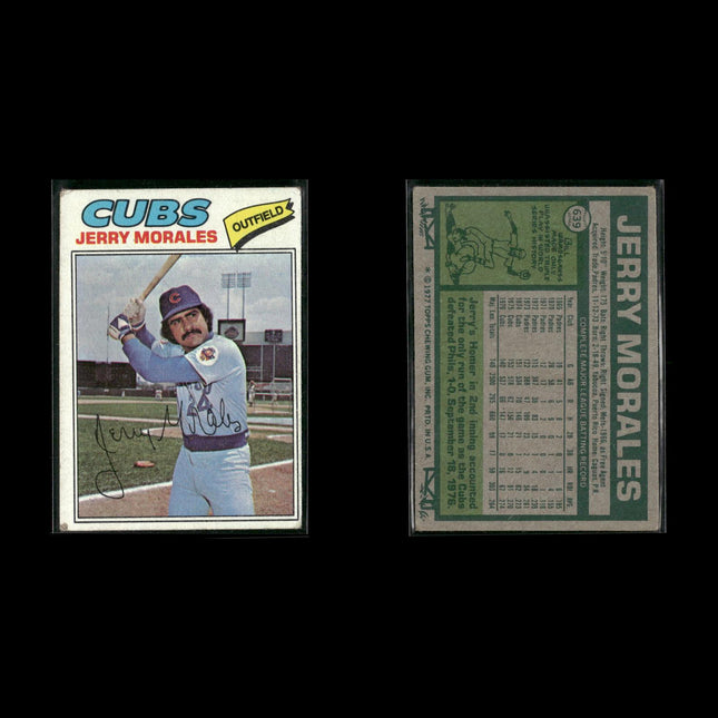 Chicago Cubs 1977 Topps Baseball 10-Card Lot Topps VG