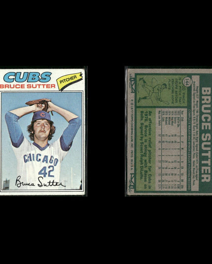 Chicago Cubs 1977 Topps Baseball 10-Card Lot Topps VG