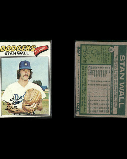 Los Angeles Dodgers 1977 Topps Baseball 25-Card Lot Topps VG
