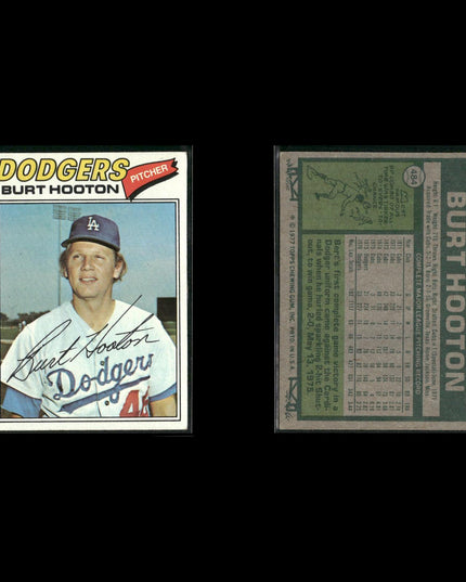 Los Angeles Dodgers 1977 Topps Baseball 25-Card Lot Topps VG