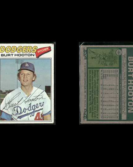 Los Angeles Dodgers 1977 Topps Baseball 25-Card Lot Topps VG