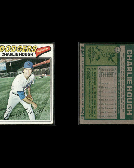 Los Angeles Dodgers 1977 Topps Baseball 25-Card Lot Topps VG