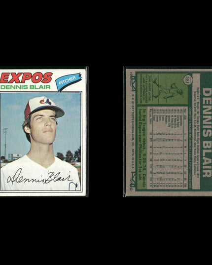 Montreal Expos 1977 Topps Baseball 23-Card Lot Topps VG
