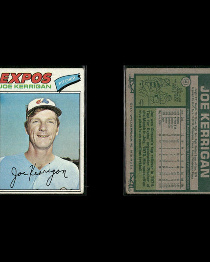 Montreal Expos 1977 Topps Baseball 23-Card Lot Topps VG