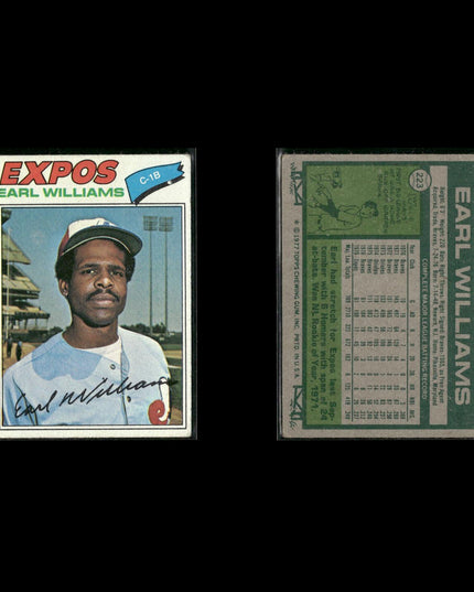 Montreal Expos 1977 Topps Baseball 23-Card Lot Topps VG