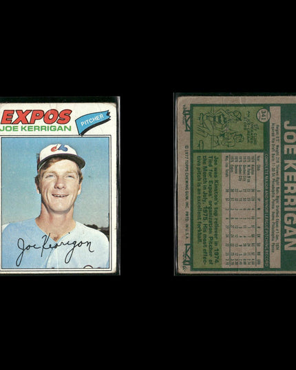 Montreal Expos 1977 Topps Baseball 23-Card Lot Topps VG