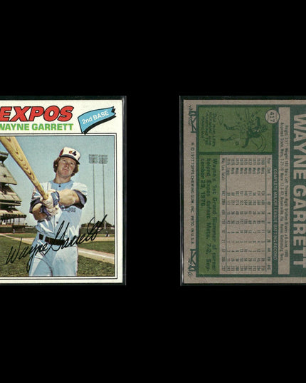 Montreal Expos 1977 Topps Baseball 23-Card Lot Topps VG