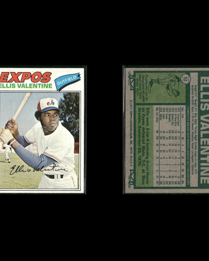 Montreal Expos 1977 Topps Baseball 23-Card Lot Topps VG