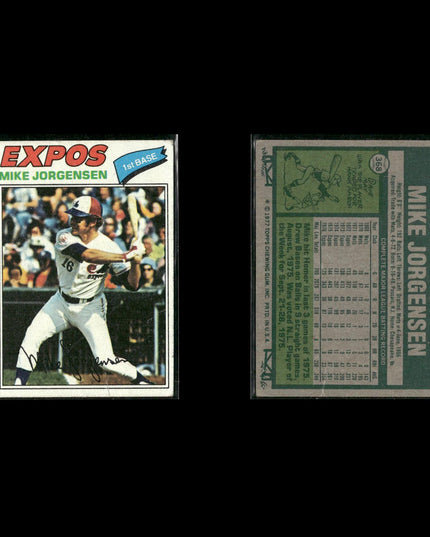 Montreal Expos 1977 Topps Baseball 23-Card Lot Topps VG