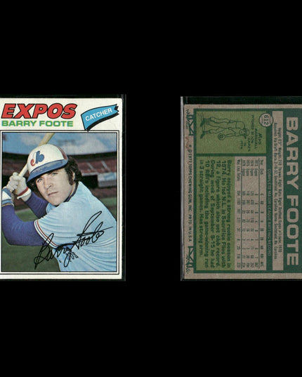 Montreal Expos 1977 Topps Baseball 23-Card Lot Topps VG