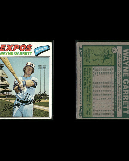 Montreal Expos 1977 Topps Baseball 23-Card Lot Topps VG