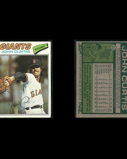 San Francisco Giants 1977 Topps Baseball 31-Card Lot Topps VG