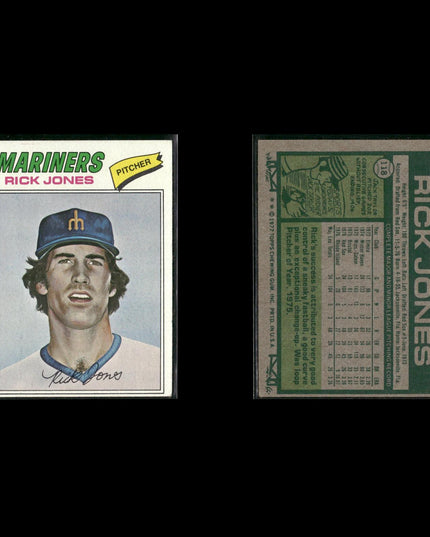 Seattle Mariners 1977 Topps Baseball 21-Card Lot Topps VG