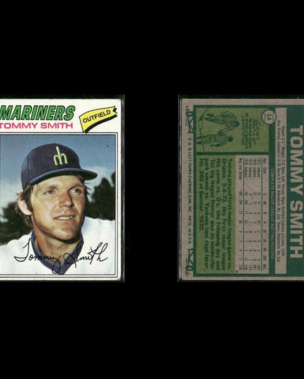Seattle Mariners 1977 Topps Baseball 21-Card Lot Topps VG